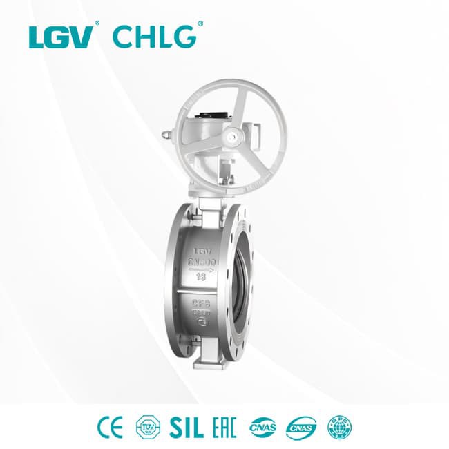 Flanged Stainless Steel Butterfly Valve &mdash; Lianggu product image