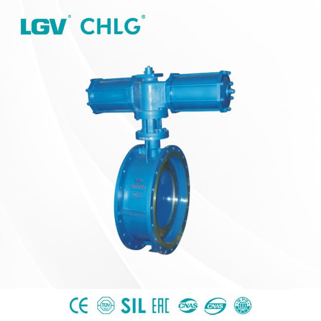 Pneumatic Actuated Butterfly Valve &mdash; Lianggu product image
